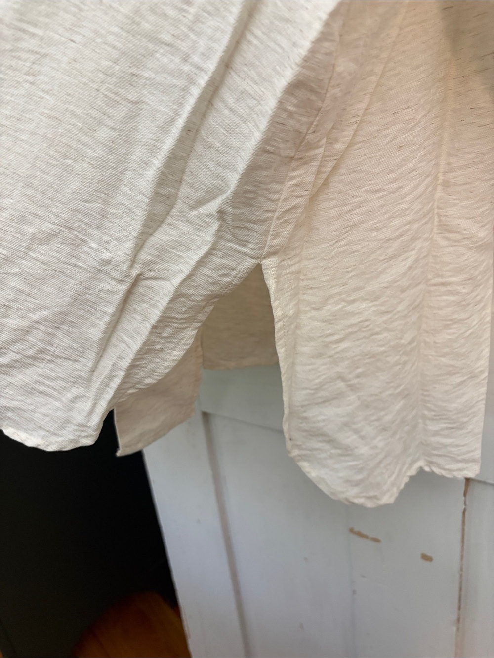 Linen blend button down - Picture 3 of 4